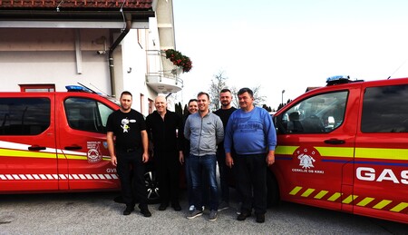 Kot gostje so se Dnevov odprtih vrat  udeležili tudi gasilci iz Cerkelj ob Krki